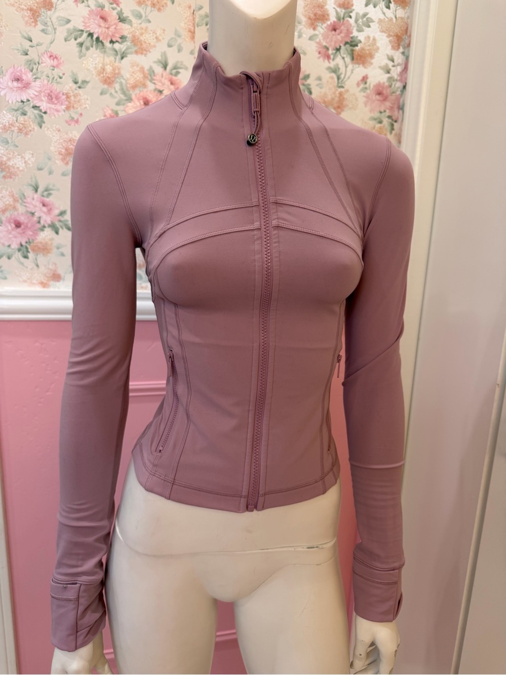 lululemon athletica Slim-Fit Full-Zip Jacket - Dusty Rose
